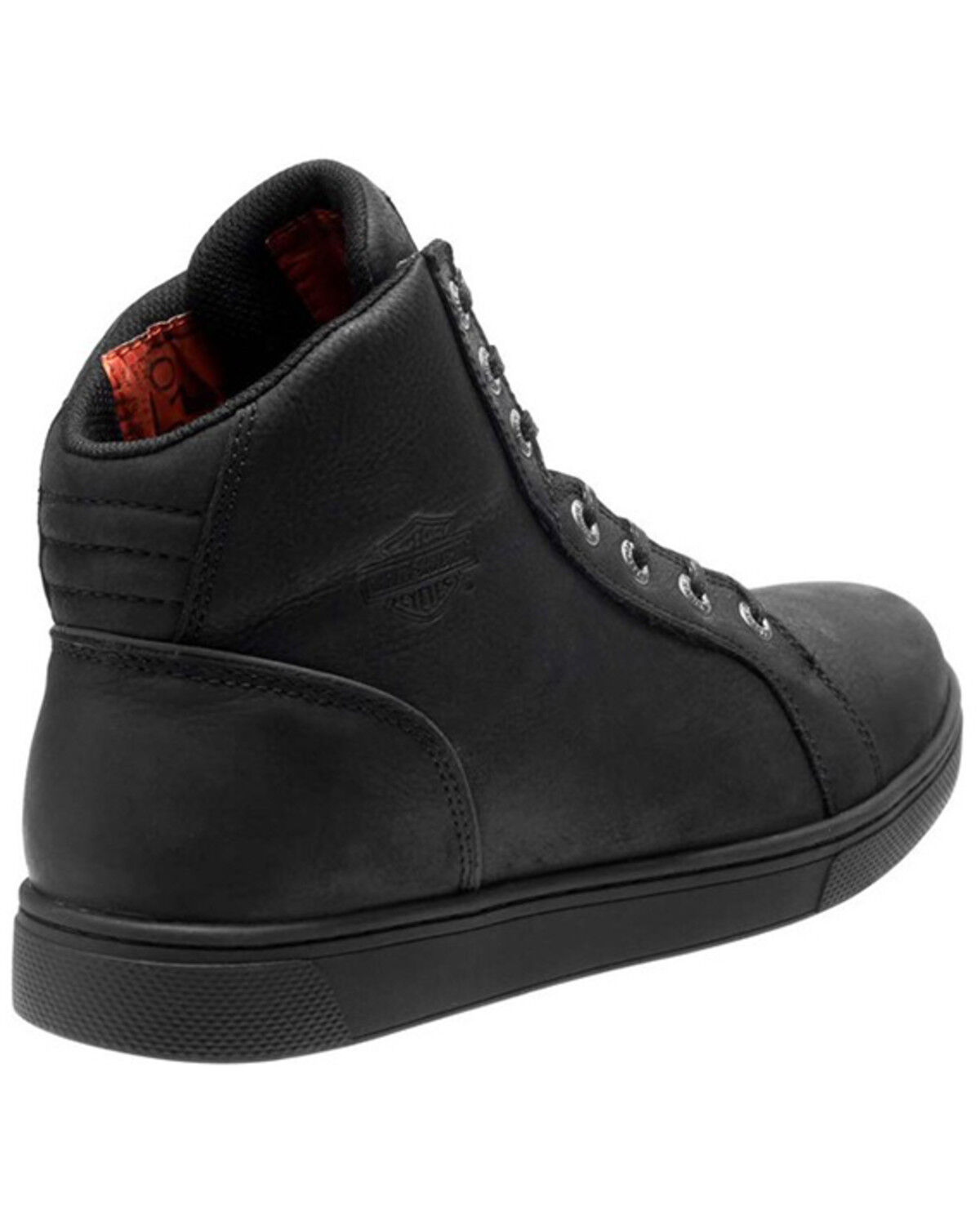 Image #2 - Harley Davidson Men's Watkins Lace-Up Motorcycle Boots - Soft Toe, Black, hi-res