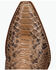 Image #6 - Dan Post Women's Exotic Python Western Boots - Snip Toe, Brown, hi-res