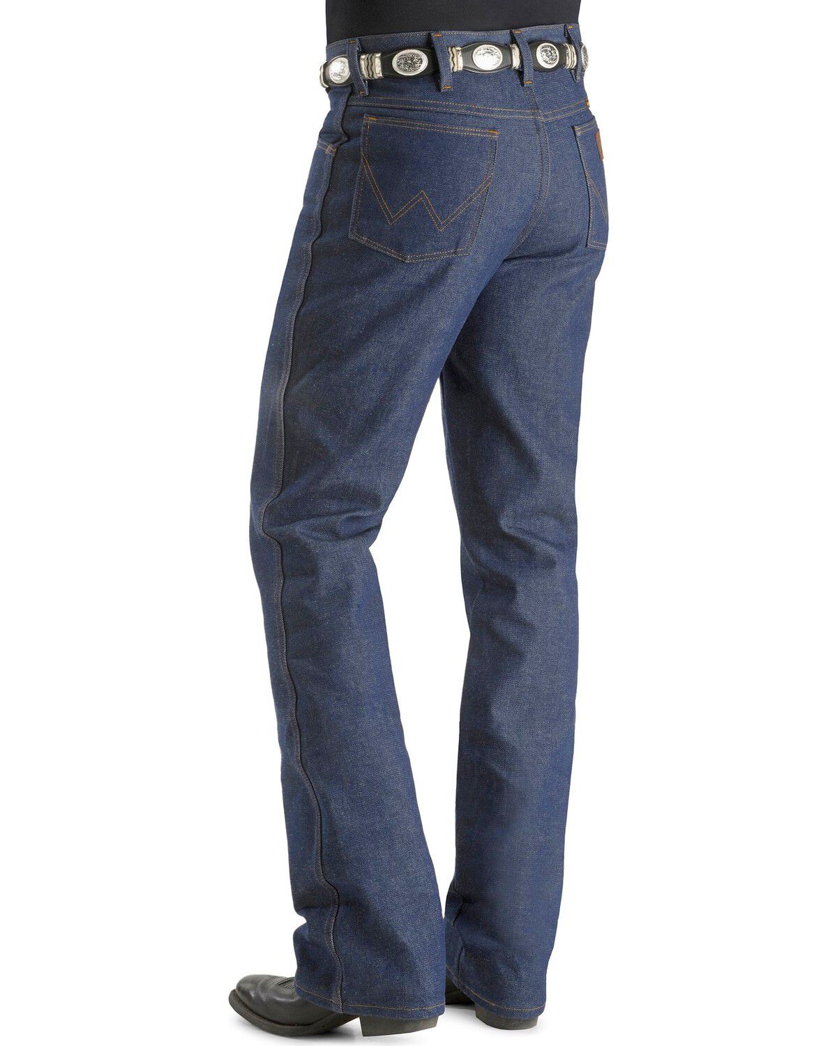 Image #1 - Wrangler 945 Cowboy Cut Rigid Regular Fit Jeans - Big & Tall, Indigo, hi-res