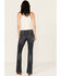 Image #3 - Hooey by Rock & Roll Denim Women's Dark Wash High Rise Stretch Baby Flare Jeans, Dark Wash, hi-res