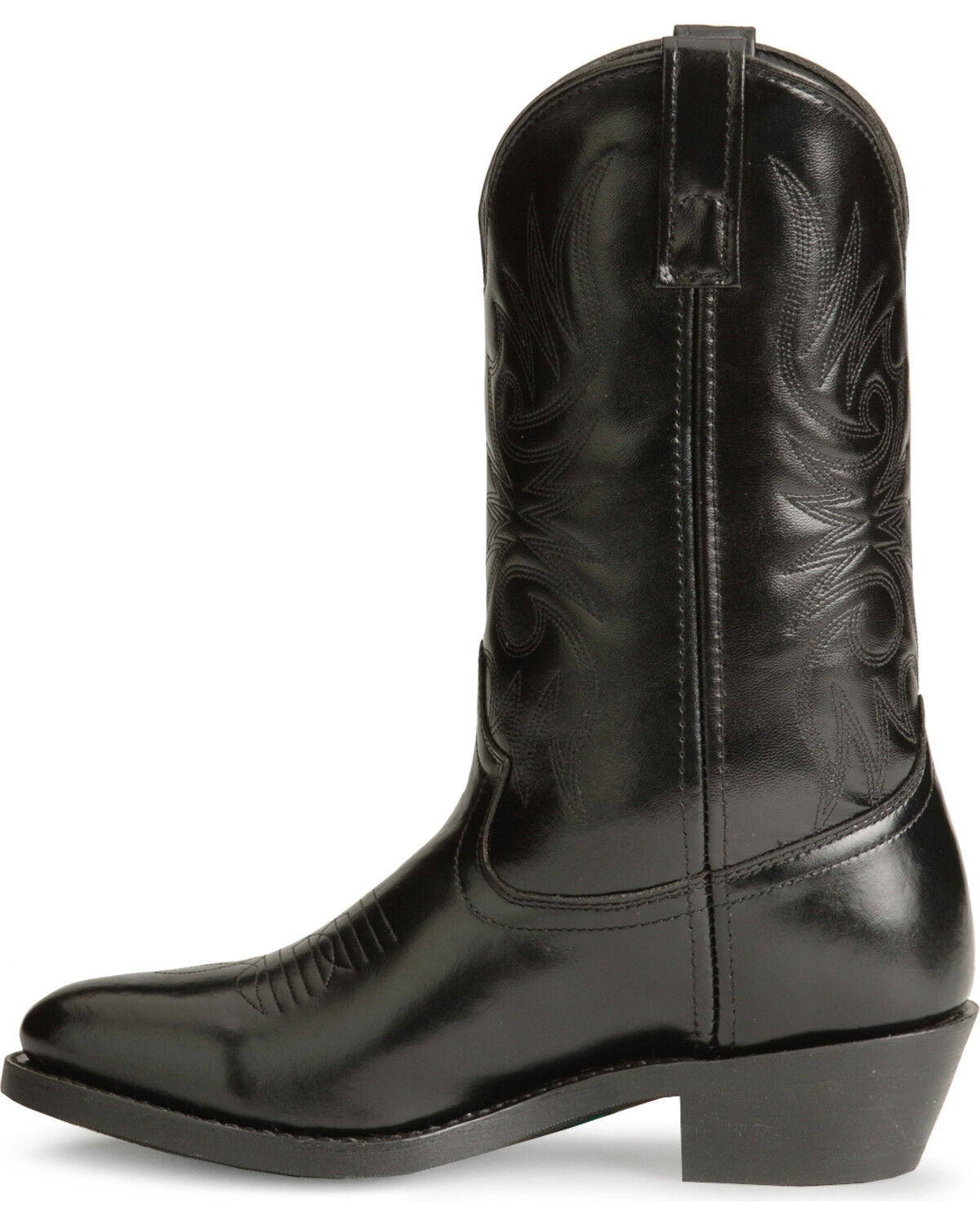 Image #3 - Laredo Men's Western  Boots - Round Toe, Black, hi-res