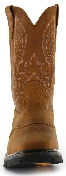 Image #7 - Cody James Men's Western Work Boots - Square Toe, Brown, hi-res