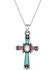 Image #1 - Montana Silversmiths Women's Faith Beaming Cross Necklace, Silver, hi-res