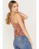 Image #4 - Idyllwind Women's Golden Road Print Fringe Top, Pecan, hi-res