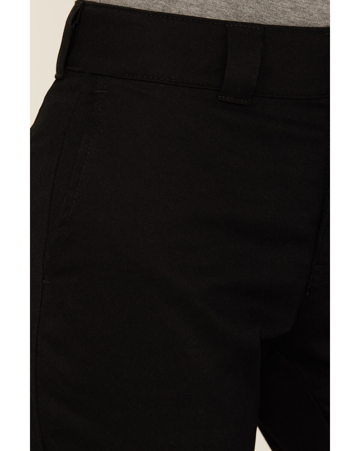 Image #2 - Dickies Women's Mid Rise Straight Stretch Twill Cargo Work Pants, Black, hi-res