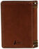 Justin Men's Brown Front Pocket Tooled Wallet, Brown, hi-res