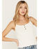 Image #3 - Cleo + Wolf Women's Rib Knit Henley Tank, Cream, hi-res