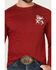 Image #4 - Cowboy Hardware Men's Boot Barn Exclusive Mexico Flag Bulk Long Sleeve Graphic T-Shirt, Burgundy, hi-res