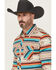Image #2 - Rock & Roll Denim Men's Southwestern Print Long Sleeve Snap Western Stretch Shirt, Multi, hi-res