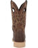Image #5 - Durango Men's Shyloh Croc Print Performance Western Boots - Broad Square Toe, Brown, hi-res