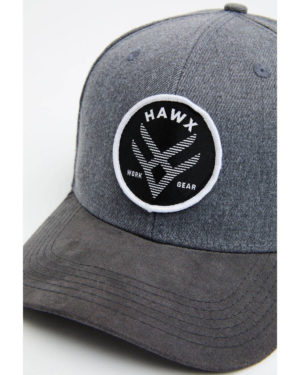 Image #2 - Hawx Men's Circle Patch Ball Cap, Black, hi-res