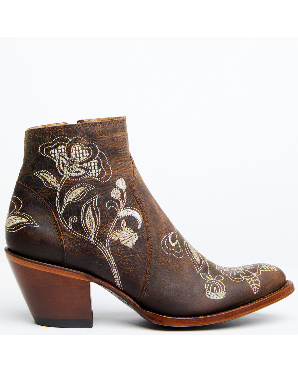 Image #2 - Shyanne Women's Summer Arena Western Booties - Round Toe, Brown, hi-res