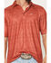 Image #3 - Cinch Men's ArenaFlex Southwestern Print Polo, Red, hi-res