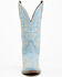 Image #4 - Laredo Women's Linley Western Boots - Snip Toe, Light Blue, hi-res
