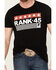 Image #3 - RANK 45® Men's Star Logo Short Sleeve Graphic T-Shirt, Black, hi-res
