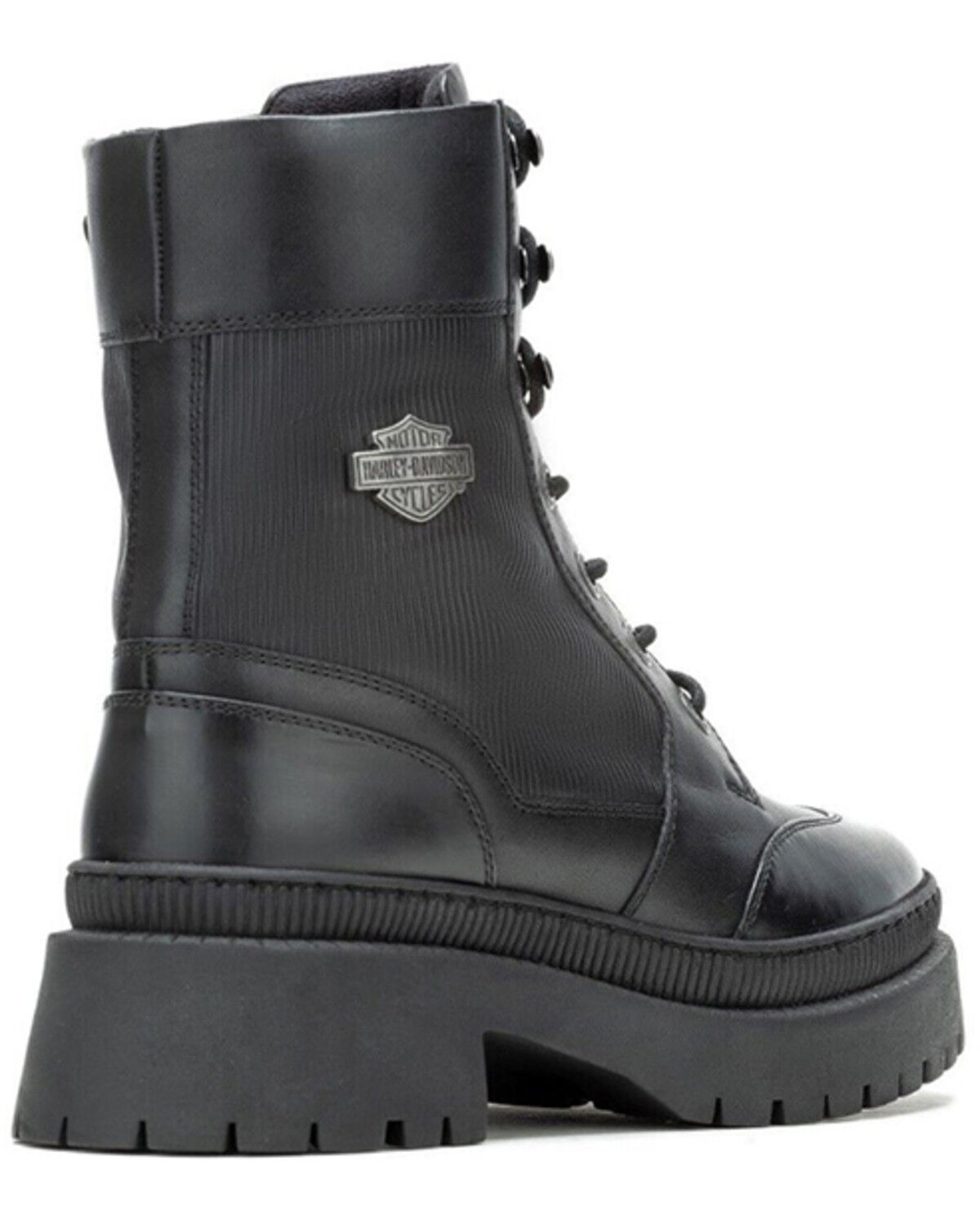 Image #2 - Harley Davidson Women's 7" Kavan Lace-Up Boots - Round Toe, , hi-res