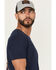 Image #3 - Moonshine Spirit Men's Moonlit Short Sleeve Graphic T-Shirt, Navy, hi-res