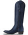 Image #3 - Lane Women's Plain Jane Tall Western Boots - Round Toe, Navy, hi-res