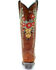 Corral Women's Deer Skull & Floral Embroidery Western Boots - Snip Toe, Tan, hi-res