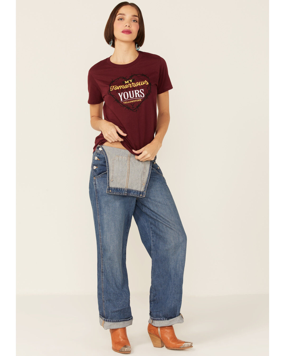 Image #4 - Paramount Network's Yellowstone My Tomorrows Are All Yours Graphic Tee, Rust Copper, hi-res