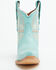 Image #4 - Circle G Women's Butterfly Western Booties - Snip Toe, Mint, hi-res