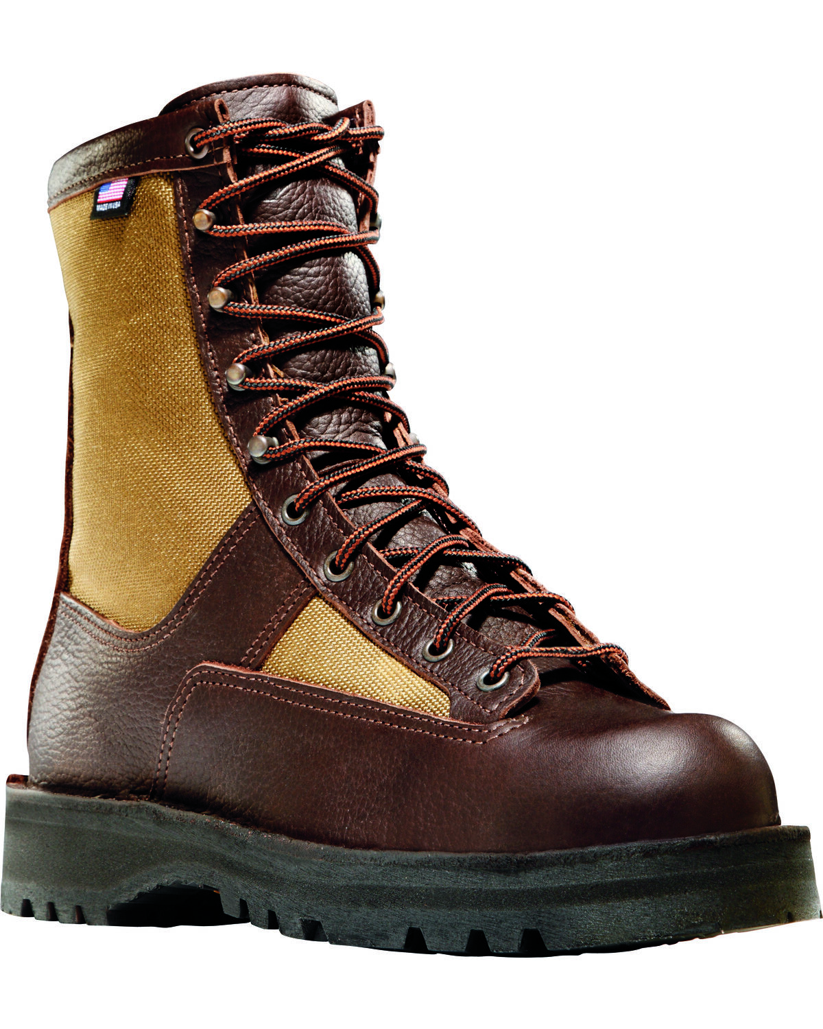 Image #1 - Danner Men's Brown Sierra 8" Hunting Boots - Round Toe, , hi-res