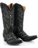 Old Gringo Women's Rowan Black Hair-On-Hide Studded Boots - Snip Toe , Black, hi-res