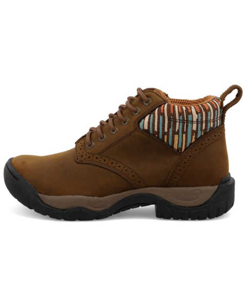 Twisted X Women's 4" All Around Lace Up Hiking Multi Brown Work Boot - Round Toe , Brown, hi-res