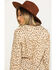 Stetson Women's Brown Leopard Print Button Down Top, Brown, hi-res