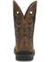 Image #3 - Double H Men's Wilmore Waterproof Pull On Work Boot - Composite Toe, Brown, hi-res