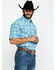 Image #3 - Wrangler 20X Men's Advanced Comfort Plaid Print Long Sleeve Western Shirt , Light Blue, hi-res