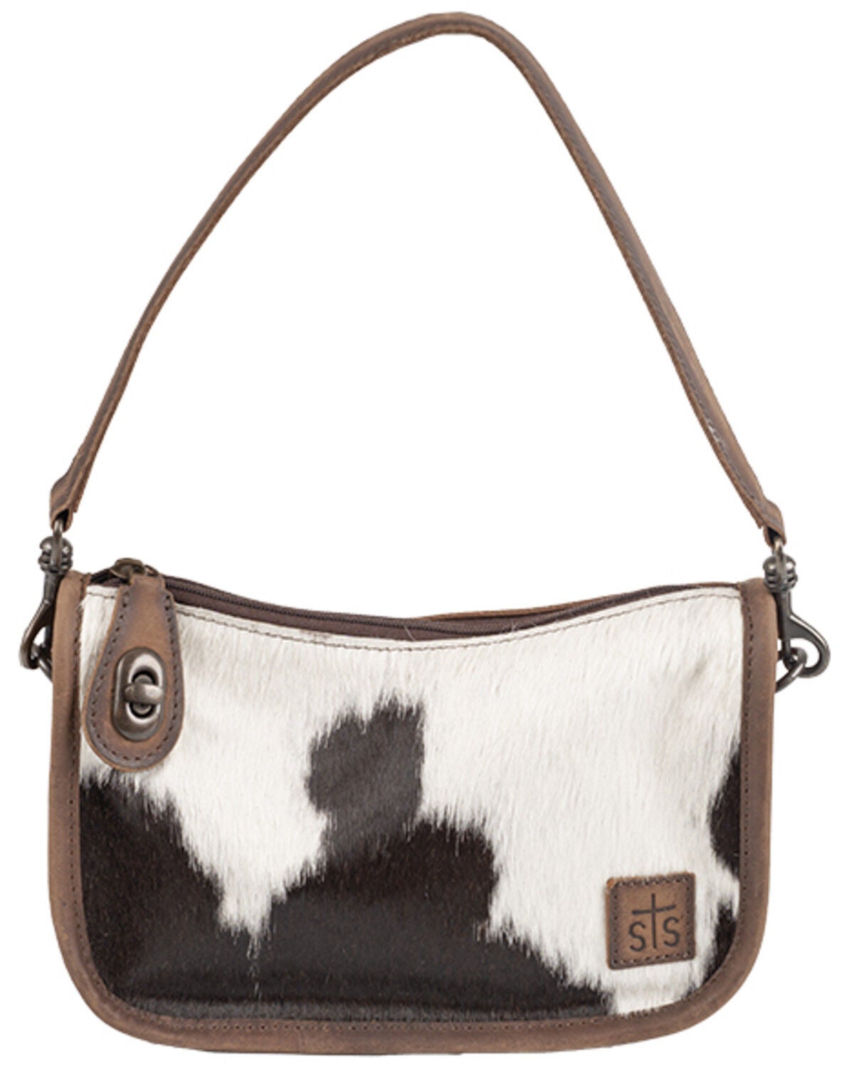 STS Ranchwear by Carroll Women's Emmy Cowhide Purse, Brown