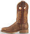 Image #3 - Double H Men's Domestic I.C.E. Roper Boots - Steel Toe, Brown, hi-res