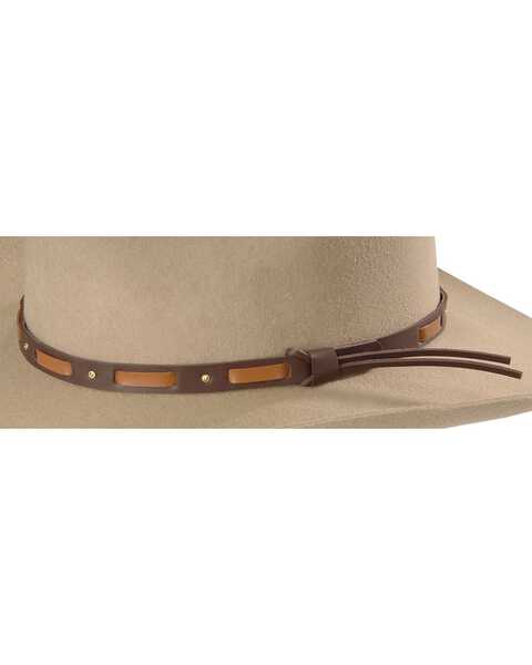 Image #2 - Stetson Hutchins 3X Felt Cowboy Hat, Stone, hi-res