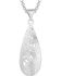 Montana Silversmiths Women's Dancing Teardrop Filigree Necklace, Silver, hi-res