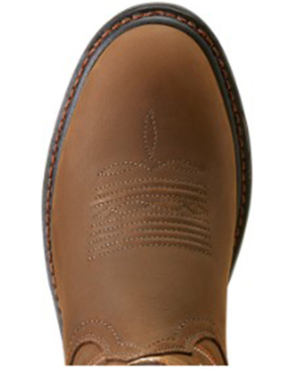 Image #4 - Ariat Men's WorkHog® XT Distressed Work Boots - Round Toe, Brown, hi-res