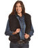 Tractr Women's Faux Fur Vest , Black, hi-res