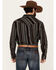 Image #4 - Cody James Men's Caspian Serape Striped Long Sleeve Snap Western Shirt - Tall, Burgundy, hi-res