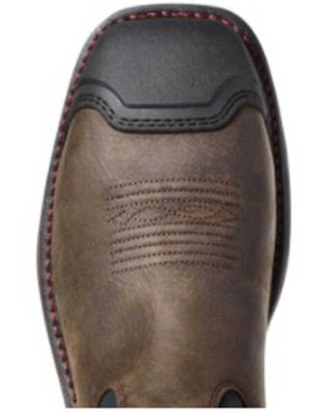 Image #4 - Ariat Men's VentTEK WorkHog® Skull Western Work Boots - Carbon Toe, Brown, hi-res