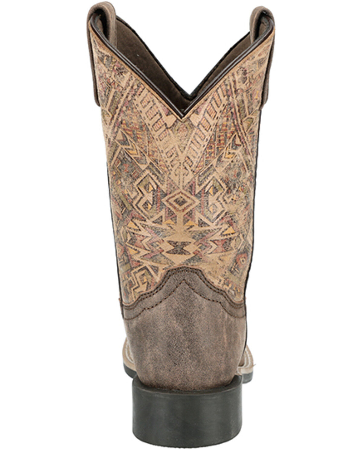 Image #5 - Smoky Mountains Boys' Oasis Western Boots - Broad Square Toe, Chocolate, hi-res