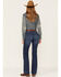 Image #1 - Wrangler Women's Dark Wash Mid Rise Willow Claire Ultimate Riding Trouser Jeans, Blue, hi-res