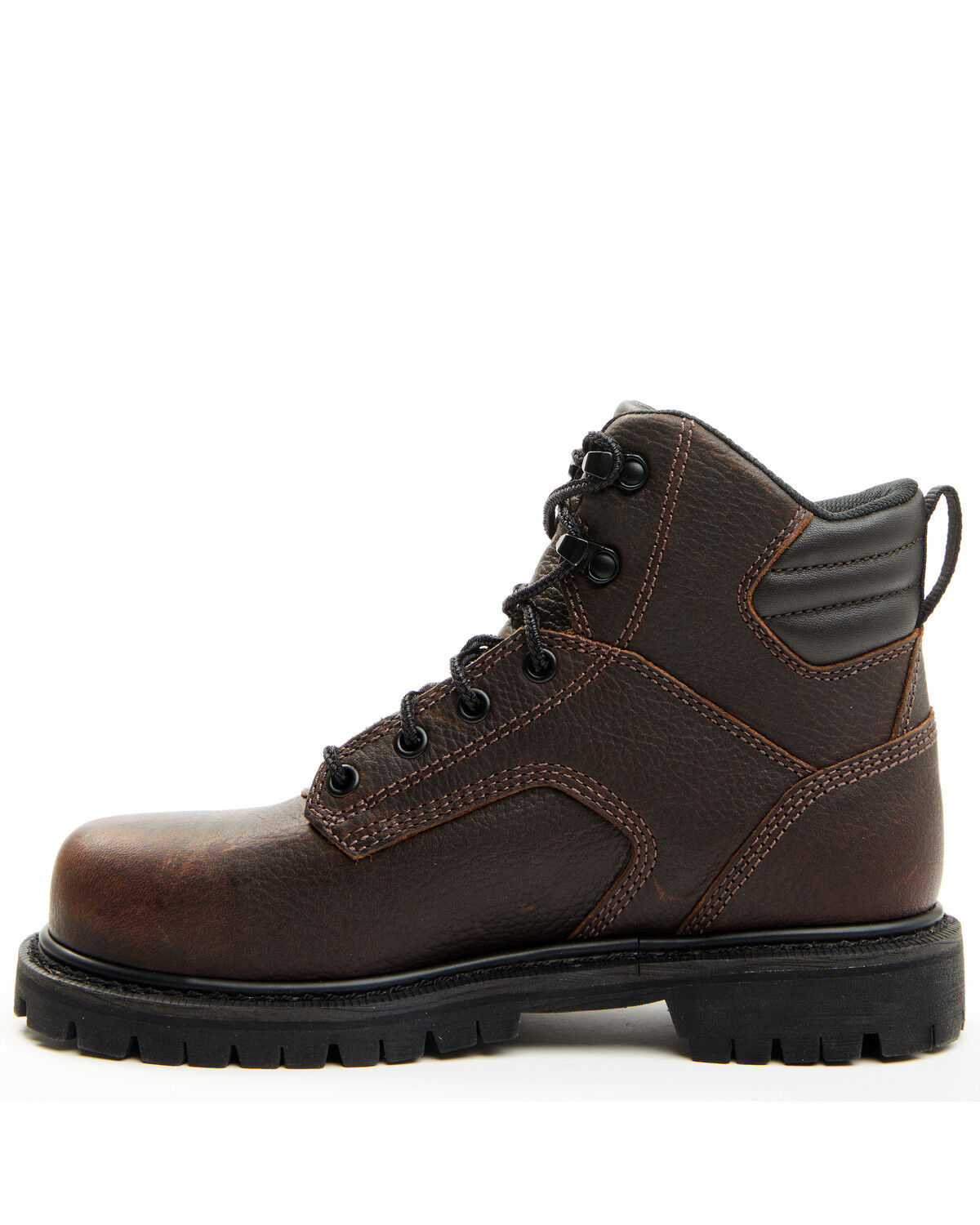 Image #3 - Hawx Women's 6" Lace-Up Work Boots - Steel Toe, Brown, hi-res