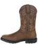 Rocky Men's Worksmart Waterproof Work Boots - Square Toe, Brown, hi-res