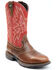 Cody James Men's Red Lite Western Boots - Round Toe, Red, hi-res