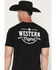 Image #4 - Hooey Men's Western OG Short Sleeve Graphic T-Shirt, Black, hi-res