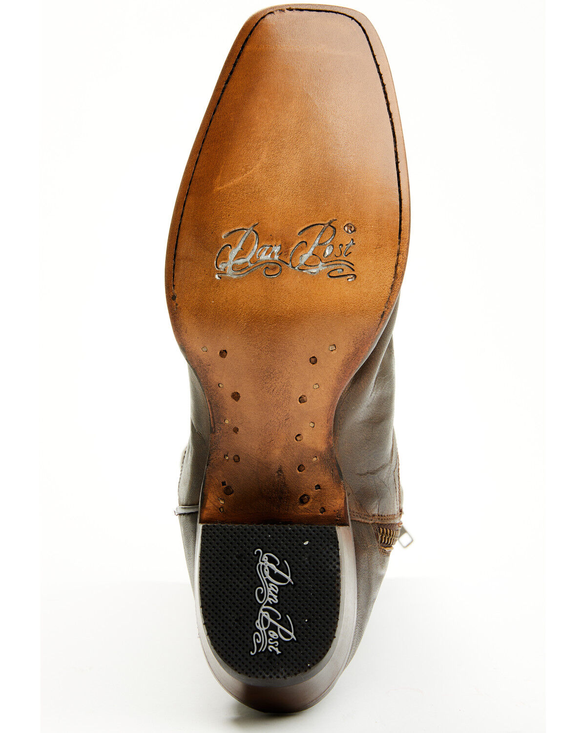 Image #7 - Dan Post Women's Whispering Wind Tall Western Boots - Square Toe, Brown, hi-res