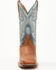 Image #4 - Dan Post Women's Ellie Western Boots - Broad Square Toe, Tan/turquoise, hi-res