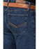 Image #4 - Cody James Men's Jackson Slim Straight Selvedge Rigid Denim Jeans, Medium Wash, hi-res