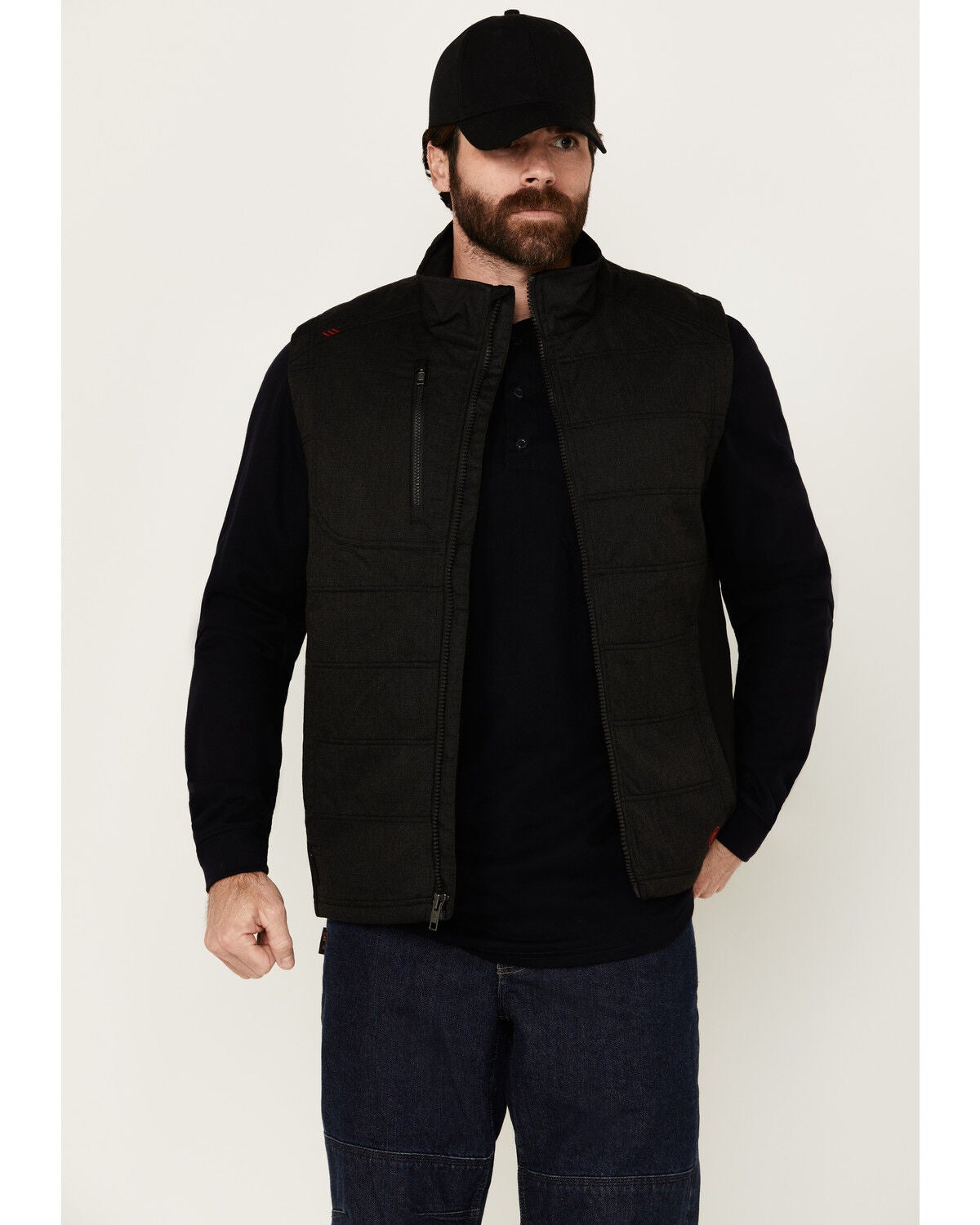 Ariat Men's FR Cloud 9 2.0 Insulated Vest, Black, hi-res