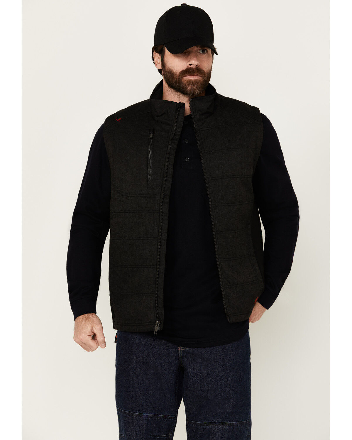 Image #1 - Ariat Men's FR Cloud 9 2.0 Insulated Vest, Black, hi-res